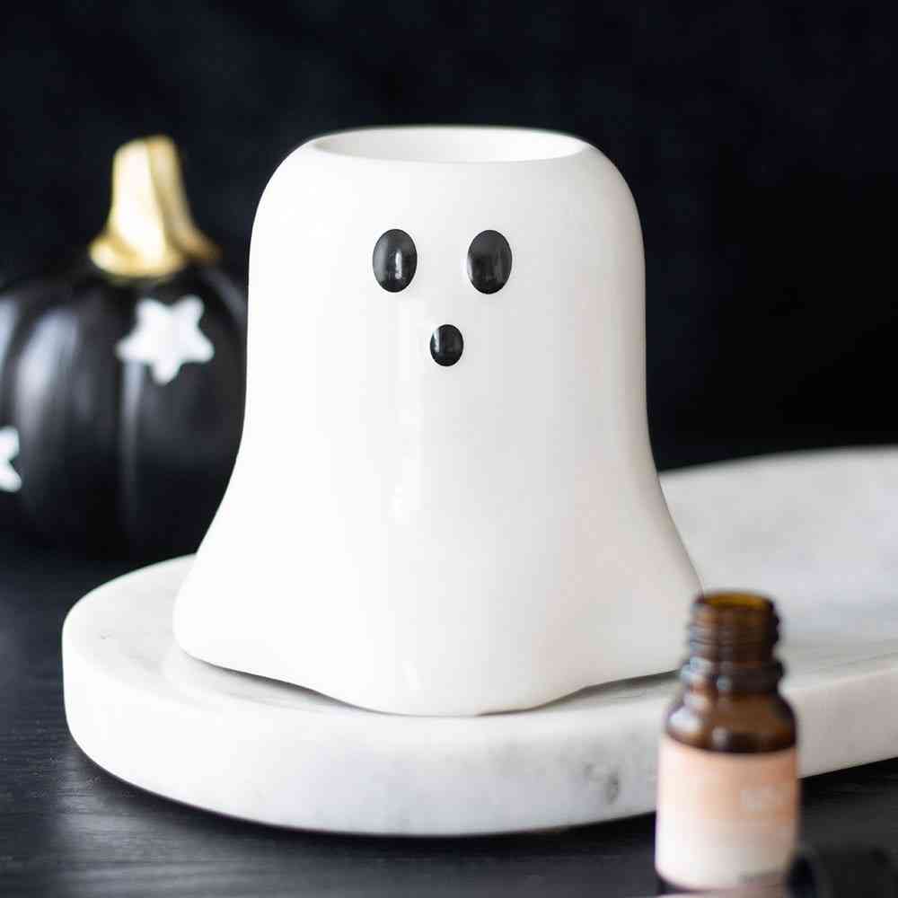 Something Different - Hey Boo Ghost and Wax Warmer Oliebrander - Wit